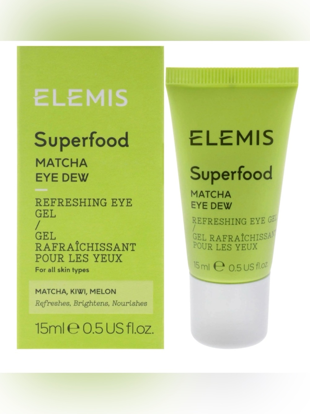 NIB-Elemis Superfood Matcha Eye Dew Refreshing Eye Gel